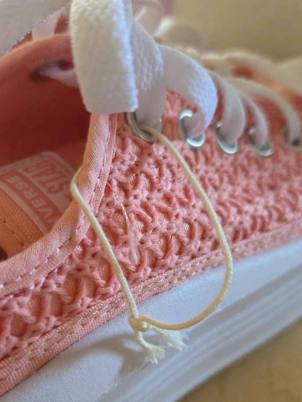 Converse Chuck Taylor All Star Move Platform Crochet sneakers For Girls 5 NWOB